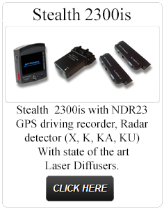 Stealth 5 Bluetooth Radarwarner mit Radarsensor & GPS